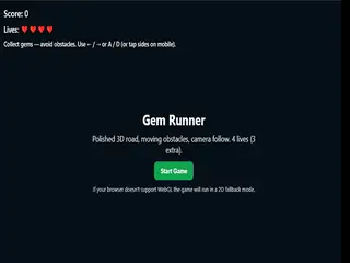 Gem Runner