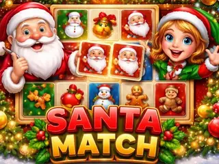 Santa Matching Game