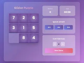 Sliding Number Puzzle – Classic Brain Teaser