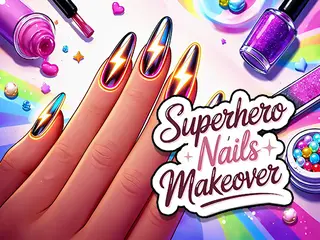 Superhero Nails Makeover