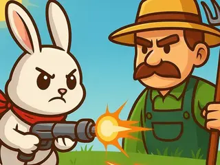 The Bunny vs The Gardener